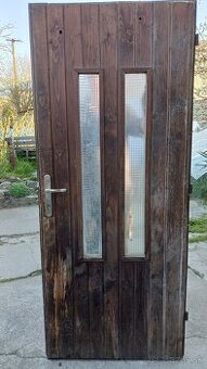Predám drevené dvere šírka 90cm