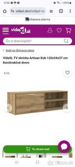 Tv stolik dub artisan