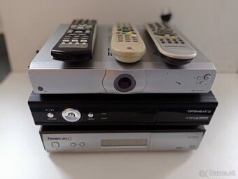 3 prijímače satelitnej televízie s DO
