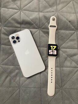 iPhone 12 Pro 128 GB silver + Apple Watch series 2