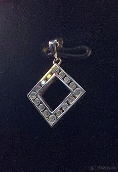 Luxusný diamantovy prívesok z 18k zlata