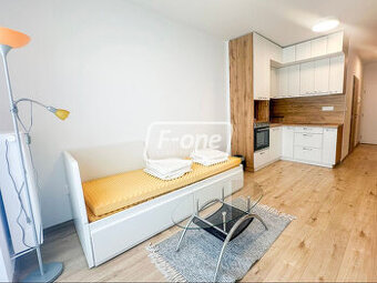 Prenájom | Moderná garsónka so zariadením a balkónom, KNM