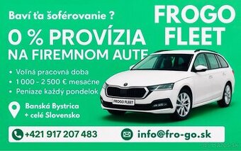 PROVÍZIA 0%‼️ 🚖 BOLT TAXI 🚖 (FROGO FLEET)