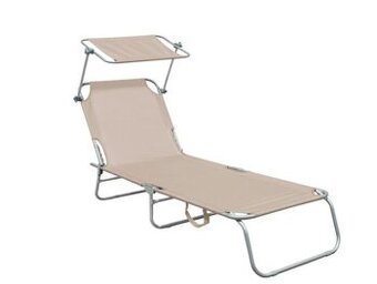 Záhradné lehátko so strieškou (nové) - 1