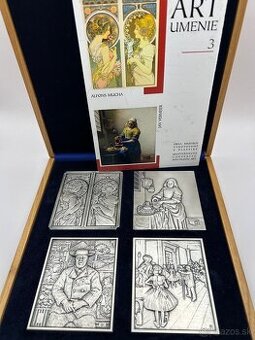 Investičné striebro Ag 999 diela svetových majstrov obrazy - 1