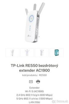 TP-LINK RE550 bezdrotovy extender