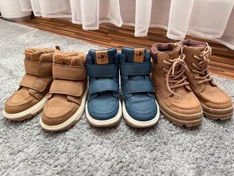 Chlapčenské zateplené topánky