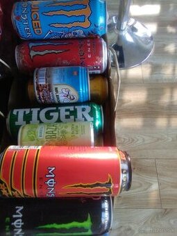 Plechovky Monster a iné