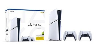 Sony PlayStation 5+ 2 ovládače +2 hry