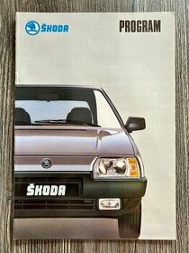 Dobový prospekt Škoda Favorit / Forman / Pick-Up ( 1992 ) - 1