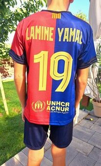 Nenoseny futbalovy dres Yamal Barcelona
