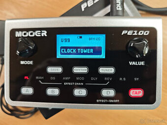 Predám MOOER PE100 Gitarový multiefekt