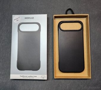 Nomad Traditional Leather Case Black (Horween) iPhone Air