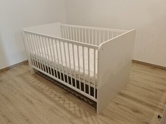 Detská postieľka biela