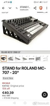 Nova cena:Predám syntetizátor Roland mc 707 +stojan