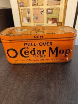 Plechova starožitný doza