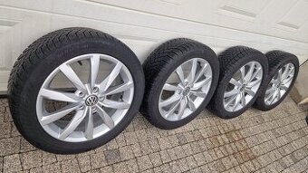Zimná ALU VW sada 205/50 R17 , 5x112, VW Golf Vll