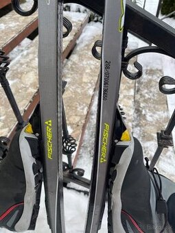 Bežkarsky set, bežky Fischer, topánky Salomon