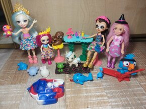 🌸🪽Enchantimals, Barbie, zvieratká, bábiky🐸🦜