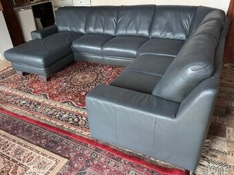 Kožená sedací souprava do U, 5210