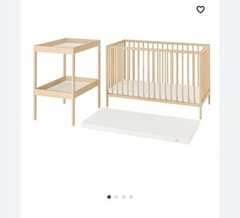 Predám postielku  a prebalovák Ikea