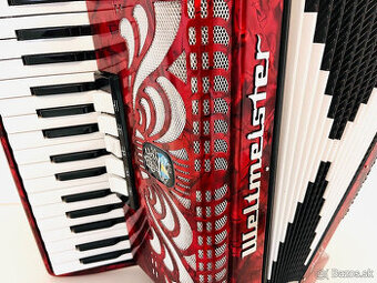 Predám akordeón Weltmeister - Handel 72 basový Nádherný zvuk