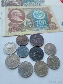 Lacno staré mince Rakúsko uhorsko,plus stare mince kcs