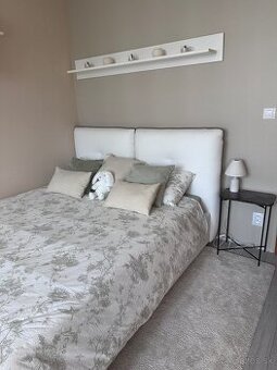 Manzelska postel 160x200, biela