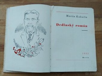 Predám knihu Martin Kukučín, Dedinský román