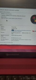 Notebook Packard Bell