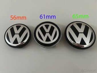 Volkswagen stredové krytky kolies 56mm, 61mm a 65mm