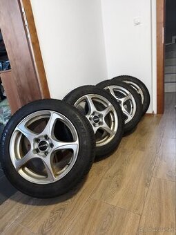 Predám zimnú sadu pneumatík + disky RONAL – R17, 5×112)