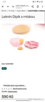 Tupperware leknín s dipíkom, nové