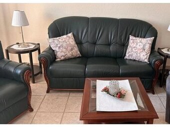 Luxusni italská kožená sedací souprava 3+1+1, 4094