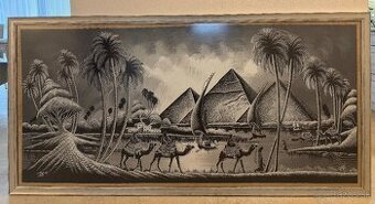 Obraz z pravého papirusu