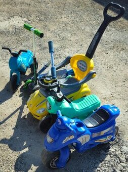 Detské hračky motorka,kolobežka, tatrovka...