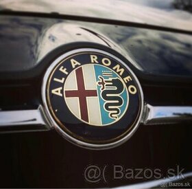 Znaky Alfa Romeo 74mm - kapota / kufor - 1
