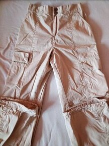Béžové kapsáčové nohavice F&F - 1
