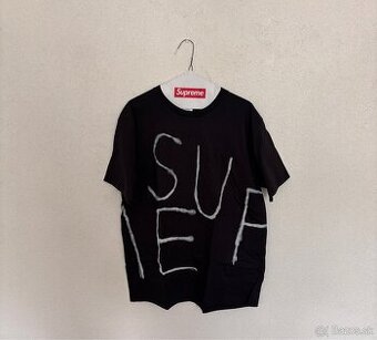 Supreme Black Painted Tee