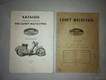 Jawa Pionier 555 návod a zoznam náhradných dielov