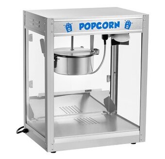 Nerezový stroj na výrobu popcornovac - čisto nový -rezervova