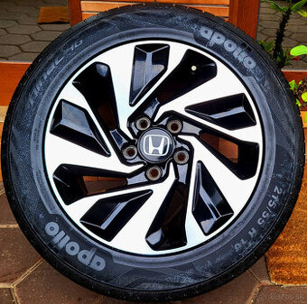 alu R16 5x114,3 orig. Honda Civic, pneu 215/55, ako NOVÉ