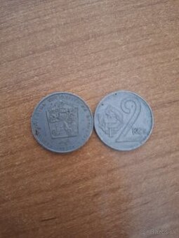 Mince 2 Kčs – Československo (7 ks)