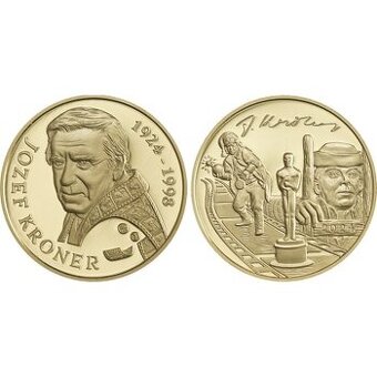 Zlatá medaila - Jozef Kroner - 100. výročie narodenia