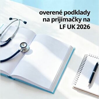 Overené testy na prijímačky LF UK 2026 v Bratislave