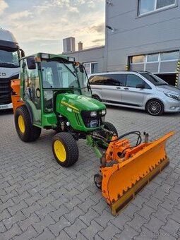 JOHN DEERE malotraktor, zimní údržba, 4x4