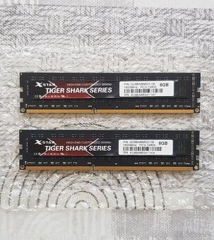 PC RAM 2X8GB DDR3 KIT 1600MHZ