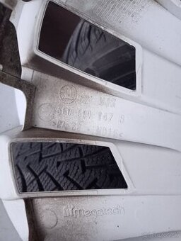 5 x 112, R16, plechový disk, sada 205/55, R16,zimné pneumati