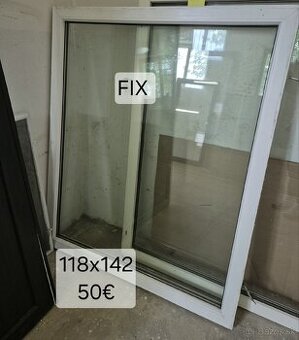 Plastové okno FIX 118x142