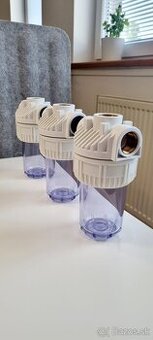 Pohárové filtre 1" na vodovodné potrubie